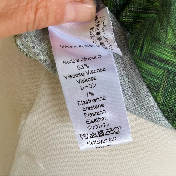 Kenzo Green Printed Top - Size M - Picture 10 of 10